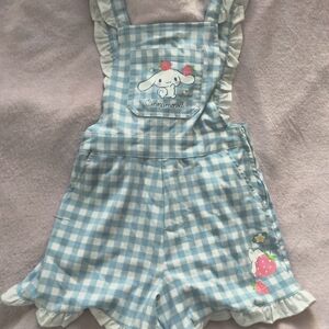 Blue Checkered Overalls